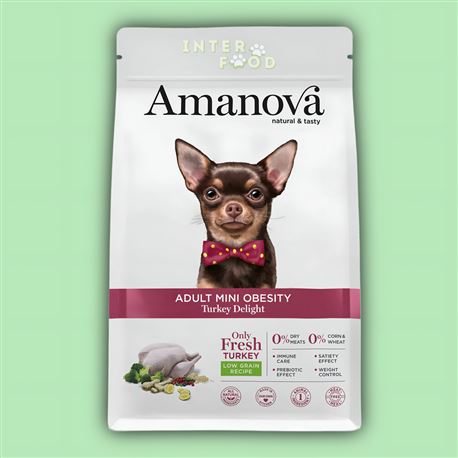 AMANOVA Adult Mini OBESITY LG Turkey Delight - 7kg